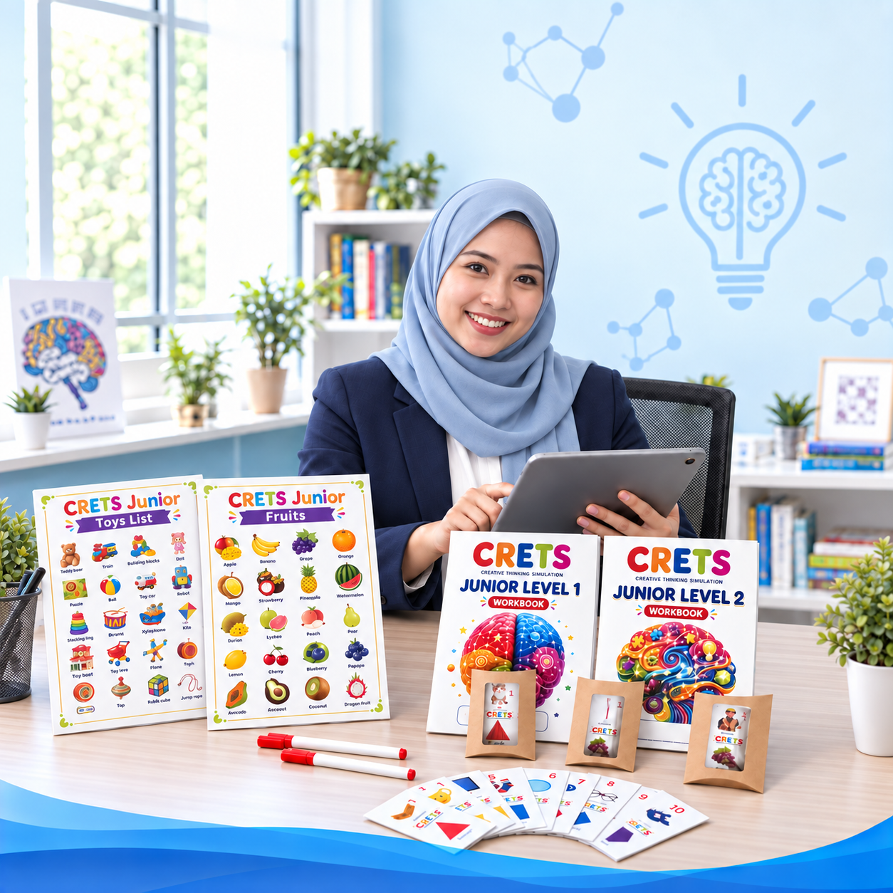 GeniusBrain CRETS Junior learning experience